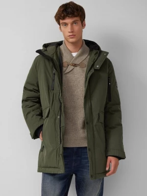 Foto van product Waterafstotende parka met capuchon en sportieve details s.Oliver olijfgroen