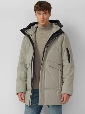 Foto van product Waterafstotende puffer parka met capuchon en sportieve details s.Oliver bruin