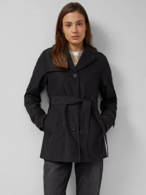 Foto van product Waterafstotende trenchcoat in een slanke pasvorm s.Oliver zwart