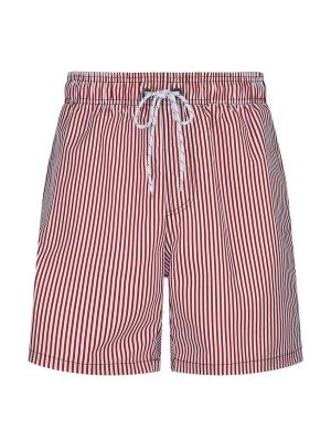 Foto van product wavebreaker Zwemshorts lichtrood / wit