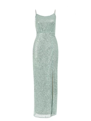 Foto van product WE Fashion Avondjurk mintgroen