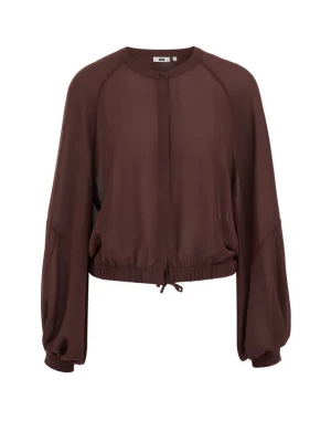 Foto van product WE Fashion Blouse donkerbruin
