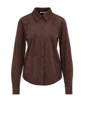 Foto van product WE Fashion Blouse donkerbruin