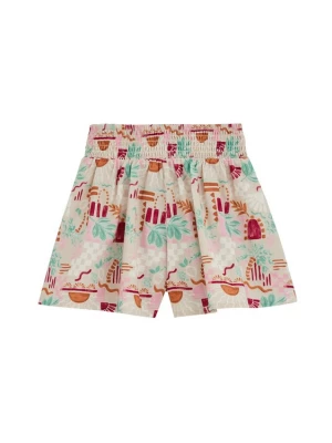 Foto van product WE Fashion Broek beige / bruin / rosa / wit
