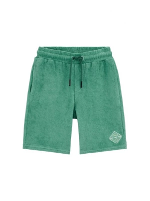 Foto van product WE Fashion Broek pasteelgeel / grasgroen / wit