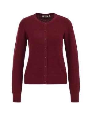 Foto van product WE Fashion Gebreid vest bordeaux
