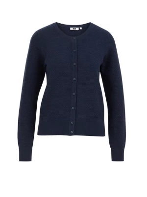 Foto van product WE Fashion Gebreid vest donkerblauw