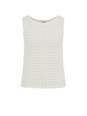 Foto van product WE Fashion Gebreide top ivoor