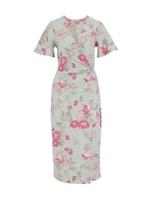 Foto van product WE Fashion Jurk groen / mintgroen / rosa / lichtroze