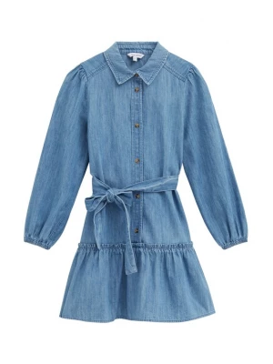Foto van product WE Fashion Jurk 'Meisjes' blauw denim