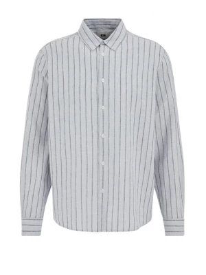Foto van product WE Fashion Overhemd lichtblauw / donkerblauw