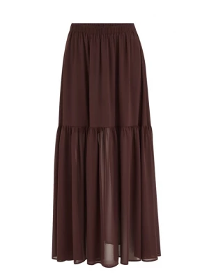 Foto van product WE Fashion Rok donkerbruin