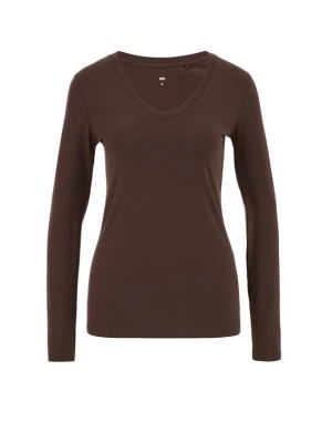 Foto van product WE Fashion Shirt donkerbruin