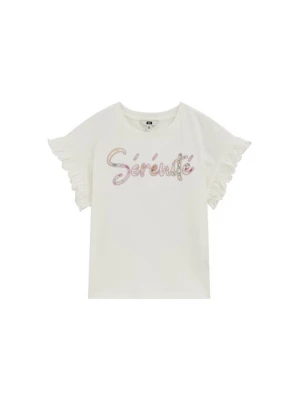 Foto van product WE Fashion Shirt 'Serenite' ivoor / geel / sering / offwhite