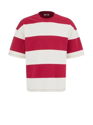 Foto van product WE Fashion Shirt vuurrood / wit