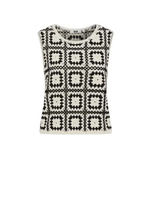 Foto van product WE Fashion Top zwart / wit
