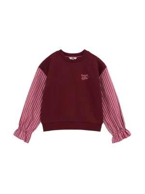 Foto van product WE Fashion Trui bourgogne / wijnrood / wit