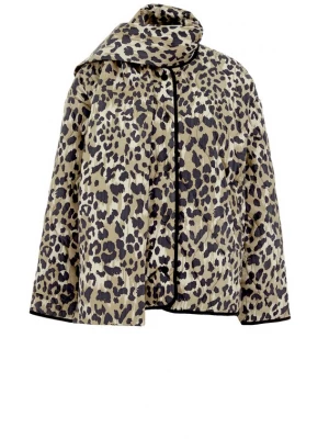 Foto van product WE Fashion Tussenjas sand / zwart / wit