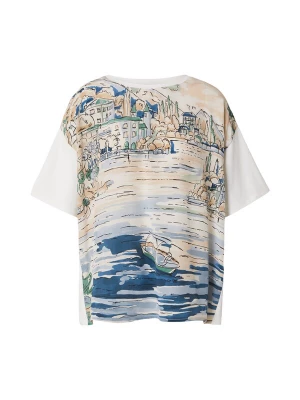 Foto van product Weekend Max Mara Shirt 'TERZO' beige / blauw / lichtblauw / wit
