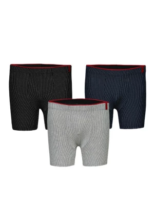 Foto van product Weweus Boxershorts navy / lichtgrijs / bloedrood / zwart