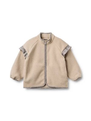 Foto van product WHEAT Fleece jas 'Ellena' beige / grijs / lichtgrijs