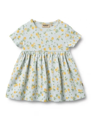 Foto van product WHEAT Jurk 'Nova' pastelblauw / citroen / groen