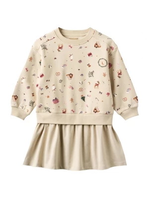 Foto van product WHEAT Jurk sand / rood / zwart