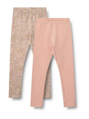 Foto van product WHEAT Leggings 'Jules' olijfgroen / lavendel / poederroze / wit