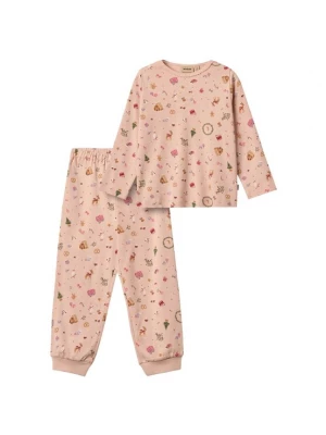 Foto van product WHEAT Nachtkledij 'Picoting Mila' karamel / groen / pink / oudroze