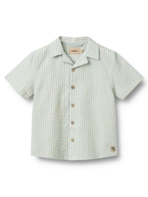 Foto van product WHEAT Shirt beige / lichtblauw