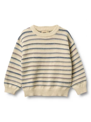 Foto van product WHEAT Trui 'Harlow' sand / blauw / lichtblauw / zwart