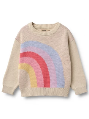 Foto van product WHEAT Trui 'Solveig' donkerbeige / lichtblauw / geel / rood