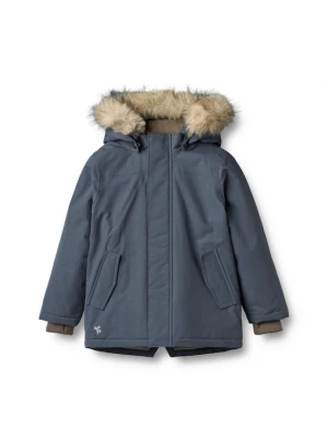 Foto van product WHEAT Winterjas 'Kasper' navy / lichtbruin
