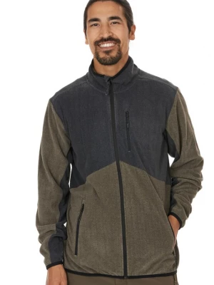 Foto van product Whistler Funktionele fleece-jas 'Greyson' chocoladebruin / grijs / zwart