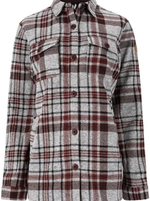 Foto van product Whistler Multifunctionele blouse grijs gemêleerd / donkerrood / zwart