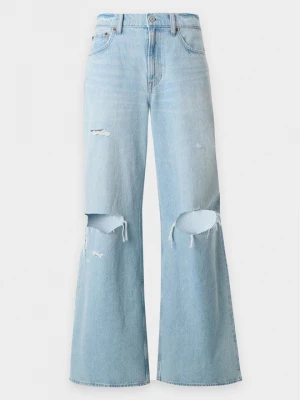 Foto van product Wide leg Abercrombie & Fitch lichtblauw denim