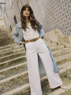 Foto van product Wide leg Cream wit