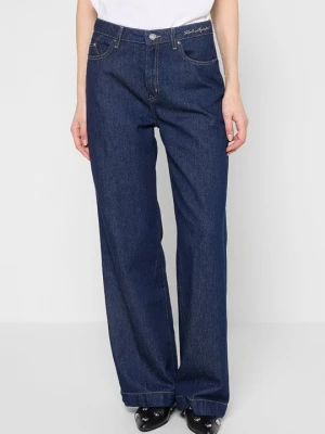Foto van product Wide leg KARL LAGERFELD donkerblauw