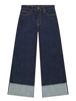 Foto van product Wide leg Lee donkerblauw denim