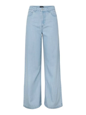 Foto van product Wide leg Pieces lichtblauw denim