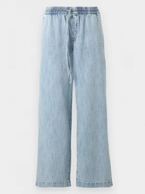 Foto van product Wide leg Pieces lichtblauw denim