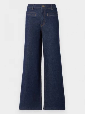 Foto van product Wide leg Vila donkerblauw denim