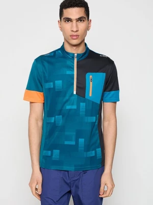 Foto van product Wielershirt CMP koningsblauw gemêleerd