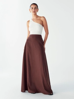 Foto van product Willa Rok 'ISLA MAXI SKIRT' bruin