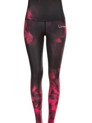 Foto van product Winshape Sportbroek 'HWL102' chocoladebruin / robijnrood / wit