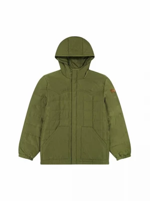Foto van product Winterjas Wrangler groen gemêleerd