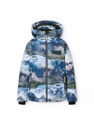 Foto van product Wintermantel Molo blauw gemêleerd