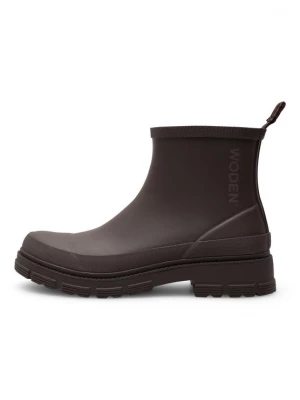Foto van product WODEN Enkellaarsjes 'Alison Waterproof' chocoladebruin