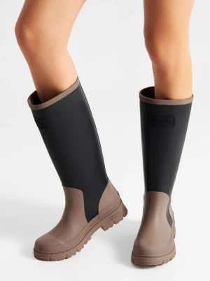 Foto van product WODEN Regenlaarzen 'Le Waterproof' bruin / antraciet