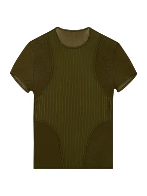 Foto van product WOH Shirt ' Personal Allure ' kaki / olijfgroen